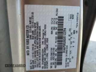 2016 Ford Fusion Titanium Hybrid with VIN 3FA6P0RU0GR153294, listed as a Copart auction lot 52723515 with 117,570 mi miles and Salvage title. Bid and sale history available at DreamBid. Image 14.