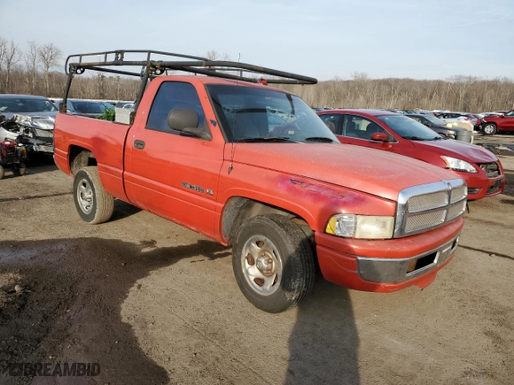 1999 Dodge Ram 1500 with VIN 1B7HC16X5XS190087, listed as a Copart auction lot 46393795 with 174,178 mi miles and Salvage Title. Bid and sale history available at carsss.com. Image 4.