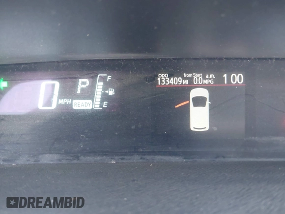 2014 Toyota Prius One with VIN JTDKDTB38E1061202, listed as a IAAI auction lot 42044747 with 133,409 mi miles and . Bid and sale history available at DreamBid. Image 15.
