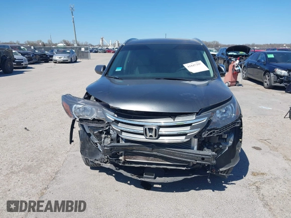 2013 Honda CR-V EX-L with VIN 2HKRM4H78DH610001, listed as a IAAI auction lot 41847397 with 98,239 mi miles. Bid and sale history available at carsss.com. Image 12.