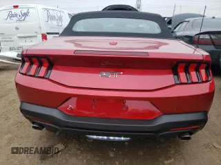 2024 Ford Mustang GT Premium with VIN 1FAGP8FF8R5108165, listed as a Copart auction lot 43248194 with 33 mi miles and Salvage title. Bid and sale history available at DreamBid. Image 6.