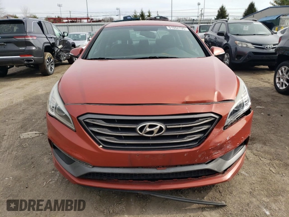 2015 Hyundai Sonata Sport with VIN 5NPE34AB0FH123880, listed as a Copart auction lot 51662735 with 101,297 mi miles and Salvage Title. Bid and sale history available at carsss.com. Image 5.