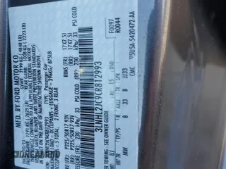 2012 Lincoln MKZ with VIN 3LNHL2JC9CR812993, listed as a Copart auction lot 48287555 with 24,867 mi miles and Salvage Title. Bid and sale history available at carsss.com. Image 13.