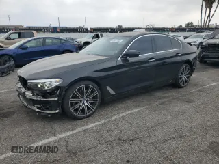 2017 BMW 5 Series 540i with VIN WBAJE5C33HG915675, listed as a Copart auction lot 55857135 with 57,330 mi miles and Salvage title. Bid and sale history available at DreamBid. Image 1.