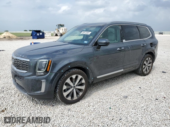 2020 Kia Telluride S with VIN 5XYP6DHC2LG066678, listed as a Copart auction lot 50973265 with 109,814 mi miles and Salvage title. Bid and sale history available at DreamBid. Image 1.