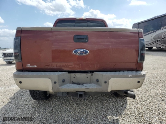 2008 Ford Super Duty F-350 SRW XL with VIN 1FTWW31R28EA69472, listed as a Copart auction lot 50549485 with 191,270 mi miles and Salvage Title. Bid and sale history available at carsss.com. Image 6.