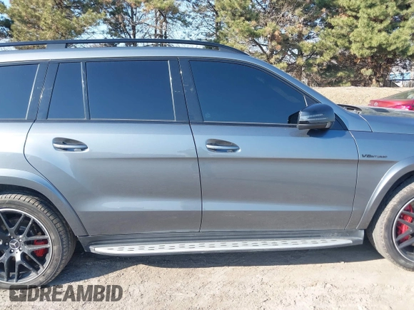 2017 Mercedes-Benz GLS 63 AMG with VIN 4JGDF7FE8HA959000, listed as a IAAI auction lot 41751659 with 120,657 mi miles and . Bid and sale history available at DreamBid. Image 13.