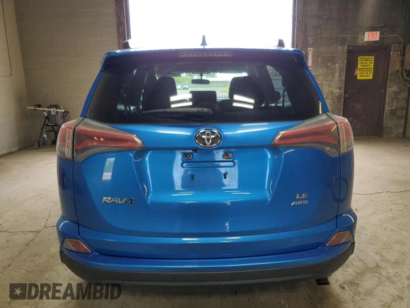 2016 Toyota RAV4 LE with VIN JTMBFREV5GJ104245, listed as a Copart auction lot 56658985 with 87,549 mi miles and Salvage Title. Bid and sale history available at DreamBid. Image 6.