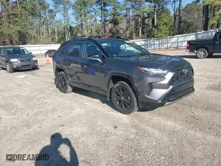 2024 Toyota RAV4 Hybrid XSE with VIN 2T3E6RFV9RW050092, listed as a Copart auction lot 47068975 with 73,474 mi miles and Salvage Title. Bid and sale history available at carsss.com. Image 12.
