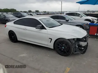 2017 BMW 4 Series 440i with VIN WBA4P1C56HK522557, listed as a Copart auction lot 53156574 with 52,073 mi miles and Salvage Title. Bid and sale history available at carsss.com. Image 4.