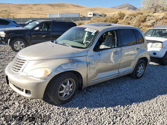 2006 Chrysler PT Cruiser Touring with VIN 3A4FY58B86T333610, listed as a Copart auction lot 74296054 with 200,128 mi miles and Salvage Title. Bid and sale history available at carsss.com. Image 1.