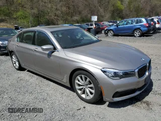 2019 BMW 7 Series 740i xDrive with VIN WBA7E4C50KGV70103, listed as a Copart auction lot 53019885 with 66,862 mi miles and Salvage Title. Bid and sale history available at carsss.com. Image 4.