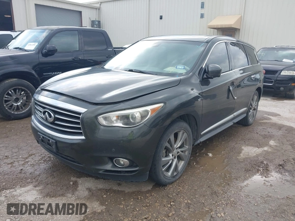2014 Infiniti QX60 with VIN 5N1AL0MN4EC500276, listed as a IAAI auction lot 42088386 with 125,888 mi miles. Bid and sale history available at carsss.com. Image 17.
