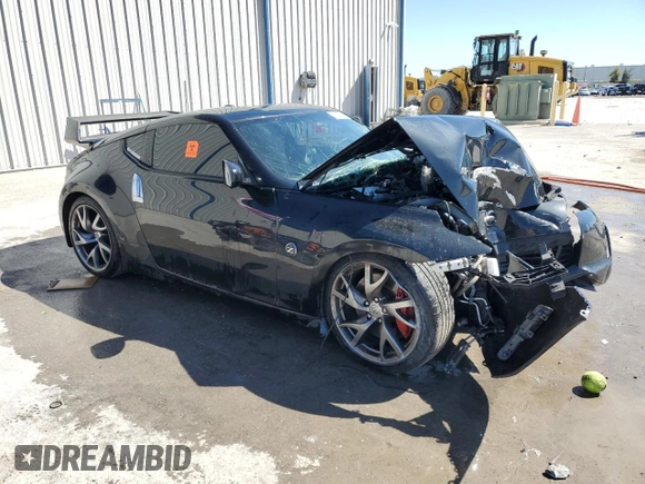 2017 Nissan 370Z with VIN JN1AZ4EH8HM952347, listed as a Copart auction lot 48021585 with Not Provided miles and Salvage Title. Bid and sale history available at DreamBid. Image 4.