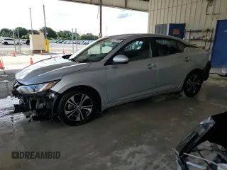 2021 Nissan Sentra SV z VIN 3N1AB8CV4MY290956, wystawiony jako Copart lot #57777055 z przebiegiem 37 856 mil mil oraz Szkoda całkowita • Salvage title. Historia ofert i sprzedaży dostępna na DreamBid. Obrazek 1.