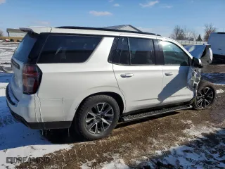 2021 Chevrolet Tahoe Z71 with VIN 1GNSKPKD7MR319478, listed as a Copart auction lot 44708925 with 0 mi miles and Salvage Title. Bid and sale history available at carsss.com. Image 3.