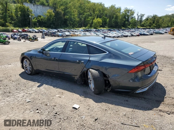 2020 Audi A7 Prestige with VIN WAUS2AF23LN026842, listed as a Copart auction lot 68279604 with 42,820 mi miles and Salvage Title. Bid and sale history available at carsss.com. Image 2.