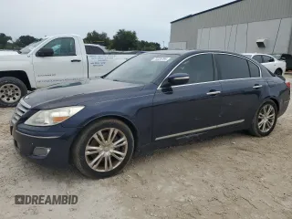 2011 Hyundai Genesis with VIN KMHGC4DF5BU124185, listed as a Copart auction lot 71225784 with 127,638 mi miles and Salvage Title. Bid and sale history available at carsss.com. Image 1.