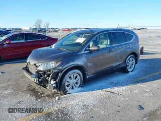 2014 Honda CR-V EX-L with VIN 5J6RM4H70EL081831, listed as a IAAI auction lot 41847534 with 96,000 mi miles. Bid and sale history available at carsss.com. Image 2.