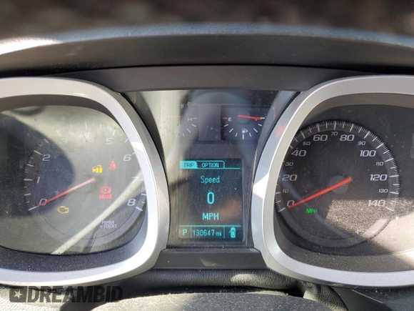 2017 Chevrolet Equinox LT with VIN 2GNFLFEK1H6187306, listed as a Copart auction lot 46951115 with 130,647 mi miles and Clean Title. Bid and sale history available at carsss.com. Image 9.