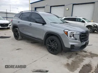2024 GMC Terrain SLE with VIN 3GKALMEGXRL157645, listed as a Copart auction lot 55771085 with 24,016 mi miles and Salvage title. Bid and sale history available at DreamBid. Image 4.