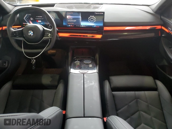 2025 BMW 5 Series 540i xDrive with VIN WBA63FJ08SCU11311, listed as a Copart auction lot 43818665 with 3,408 mi miles and Clean Title. Bid and sale history available at carsss.com. Image 8.