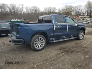 2022 Chevrolet Silverado 1500 High Country with VIN 3GCUYHETXNG204805, listed as a Copart auction lot 51079595 with 41,706 mi miles and Salvage Title. Bid and sale history available at carsss.com. Image 3.
