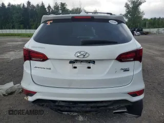 2018 Hyundai Santa Fe 2.4L with VIN 5NMZUDLB9JH073417, listed as a Copart auction lot 61690065 with 170,615 mi miles and Salvage title. Bid and sale history available at DreamBid. Image 6.