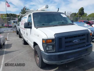 2012 Ford Econoline Cargo Commercial with VIN 1FTNE1EW5CDA10420, listed as a IAAI auction lot 41760151 with 248,358 mi miles. Bid and sale history available at carsss.com. Image 1.