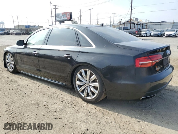2017 Audi A8 with VIN WAU44AFD4HN014064, listed as a Copart auction lot 62373585 with 82,341 mi miles and Clean title. Bid and sale history available at DreamBid. Image 2.