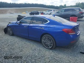 2021 Genesis G70 2.0T with VIN KMTG64LA1MU075945, listed as a Copart auction lot 56481205 with 88,160 mi miles and Salvage title. Bid and sale history available at DreamBid. Image 2.