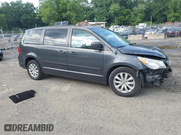 2012 Volkswagen Routan SE with VIN 2C4RVABGXCR391550, listed as a Copart auction lot 62004685 with 77,643 mi miles and Salvage title. Bid and sale history available at DreamBid. Image 4.
