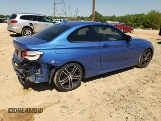 2018 BMW 2 Series M240i with VIN WBA2J5C59JVC07341, listed as a Copart auction lot 45377333 with 41,486 mi miles. Bid and sale history available at carsss.com. Image 3.