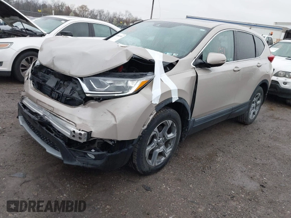 2018 Honda CR-V EX-L with VIN 2HKRW2H87JH681113, listed as a IAAI auction lot 41961301 with 85,672 mi miles. Bid and sale history available at carsss.com. Image 17.