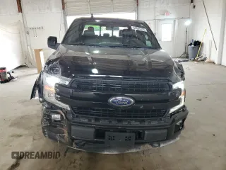 2018 Ford F-150 XL with VIN 1FTFW1EG1JFC18807, listed as a Copart auction lot 60664725 with 129,841 mi miles and Salvage title. Bid and sale history available at DreamBid. Image 5.