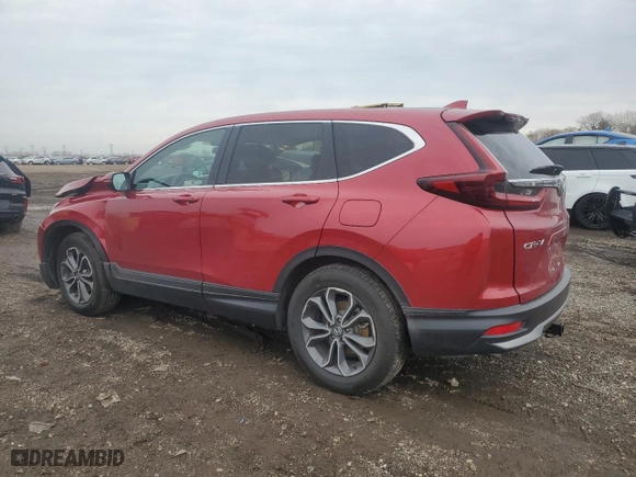 2022 Honda CR-V EX with VIN 2HKRW2H53NH605982, listed as a Copart auction lot 49432115 with 19,588 mi miles and Salvage Title. Bid and sale history available at carsss.com. Image 2.