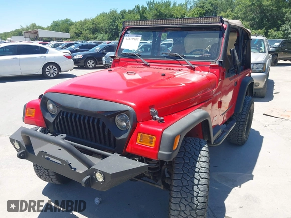 1997 Jeep Wrangler SE with VIN 1J4FY29P0VP417108, listed as a IAAI auction lot 42819409 with 72,761 mi miles and . Bid and sale history available at DreamBid. Image 6.