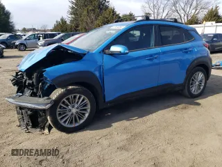 2021 Hyundai Kona SEL Plus with VIN KM8K6CAA8MU610223, listed as a Copart auction lot 47034355 with 70,678 mi miles and Salvage Title. Bid and sale history available at carsss.com. Image 1.