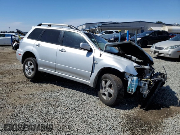 2003 Mitsubishi Outlander XLS with VIN JA4LZ41GX3U069310, listed as a Copart auction lot 48264815 with 73,181 mi miles and Salvage Title. Bid and sale history available at carsss.com. Image 4.