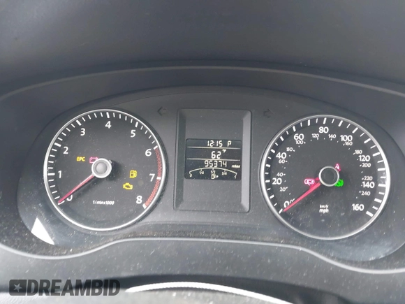 2012 Volkswagen Jetta SE с VIN 3VWDX7AJ5CM062621, выставлен на аукционе IAAI как лот 42365957 с пробегом 95 374 миль миль и . История ставок и продаж доступна на DreamBid. Изображение 7.