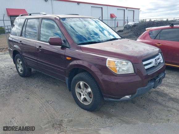 2007 Honda Pilot EX-L with VIN 5FNYF18717B007026, listed as a IAAI auction lot 41741772 with 277,686 mi miles. Bid and sale history available at carsss.com. Image 1.