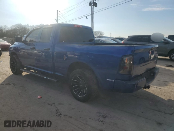 2018 Ram 1500 Express with VIN 1C6RR6FG2JS132324, listed as a Copart auction lot 41397535 with 102,551 mi miles and Salvage title. Bid and sale history available at DreamBid. Image 2.
