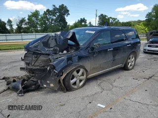 2013 Dodge Durango Citadel with VIN 1C4RDJEG7DC504881, listed as a Copart auction lot 63028035 with 198,101 mi miles and Salvage title. Bid and sale history available at DreamBid. Image 1.