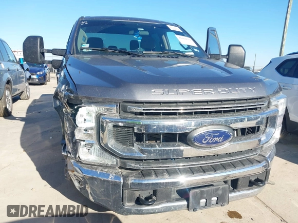 2021 Ford Super Duty F-250 SRW XL with VIN 1FT7W2BN0MEC20314, listed as a IAAI auction lot 41164559 with 76,228 mi miles. Bid and sale history available at carsss.com. Image 6.