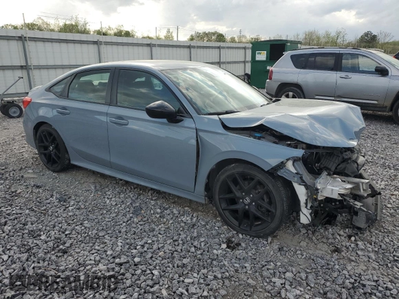 2022 Honda Civic Sedan Sport with VIN 2HGFE2F52NH577076, listed as a Copart auction lot 51750345 with 38,953 mi miles and Salvage Title. Bid and sale history available at carsss.com. Image 4.