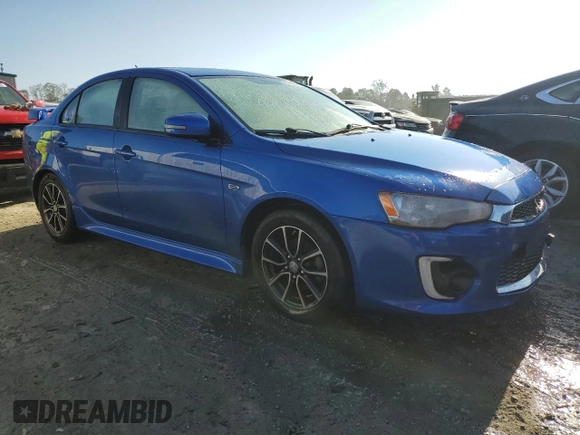 2017 Mitsubishi Lancer ES with VIN JA32U2FUXHU004417, listed as a Copart auction lot 73875274 with 100,562 mi miles and Salvage Title. Bid and sale history available at DreamBid. Image 4.