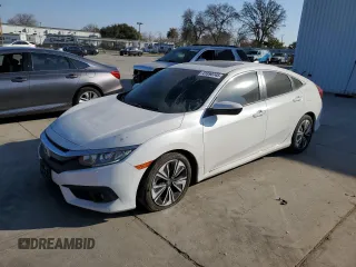 2018 Honda Civic EX-L z VIN JHMFC1F88JX026910, wystawiony jako Copart lot #41890745 z przebiegiem 87 965 mil mil oraz Szkoda całkowita • Salvage title. Historia ofert i sprzedaży dostępna na DreamBid. Obrazek 1.