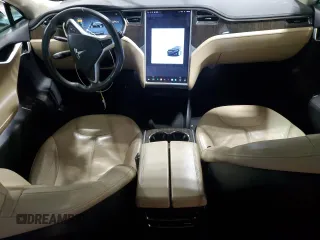 2013 Tesla Model S with VIN 5YJSA1CG1DFP03666, listed as a Copart auction lot 55698345 with 72,592 mi miles and Clean Title. Bid and sale history available at DreamBid. Image 8.
