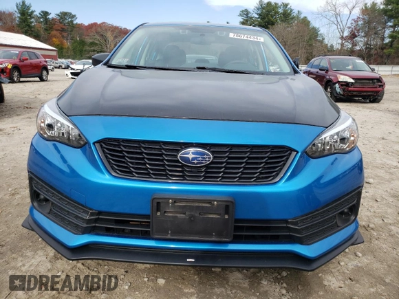 2023 Subaru Impreza with VIN 4S3GKAB61P3602222, listed as a Copart auction lot 78674434 with 19,416 mi miles and Salvage title. Bid and sale history available at DreamBid. Image 5.