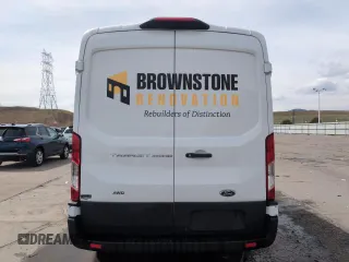 2023 Ford Transit with VIN 1FTBF8C88PKC07161, listed as a Copart auction lot 51319765 with 10,384 mi miles and Salvage Title. Bid and sale history available at DreamBid. Image 6.